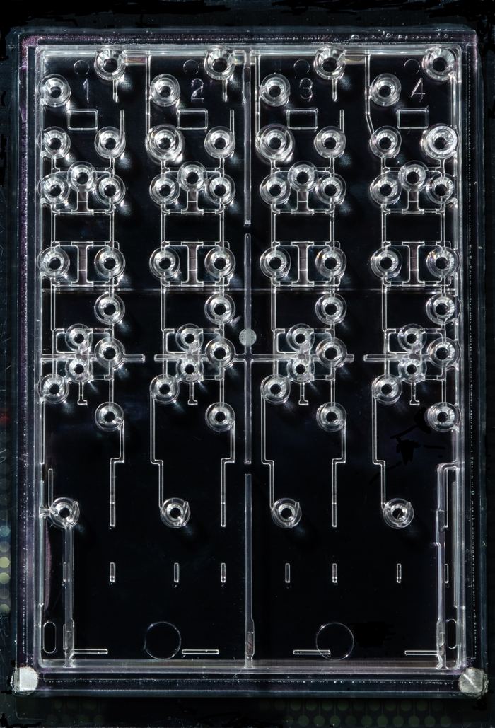 LibPrep chip for whole-genome sequencing